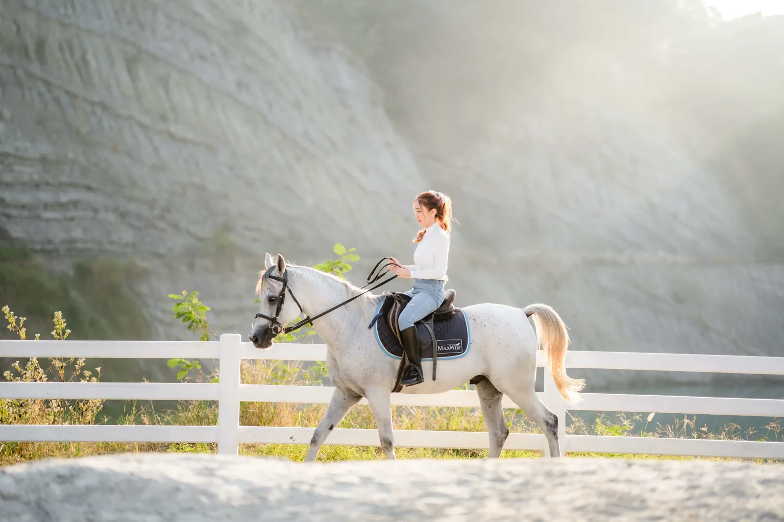 Guided horse riding at Pong Horse Park